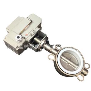 D671S Pneumatic PVC <b>Butterfly</b> <b>Valve</b> UPVC Corrosion-Resistant Acid/Alkali-Resistant Plastic Pneumatic <b>Butterfly</b> <b>Valve</b> - Product Image 1