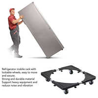 Support de sol mobile de haute qualité pour réfrigérateur et machine à laver, chariot de transport, support de montage, étagère mobile