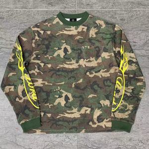 Camiseta de Camuflaje de Algodón Grueso con Estampado Personalizado, Camiseta Térmica de Camuflaje, Camisetas de Manga Larga de Doble Capa para Hombre - Product Image 6