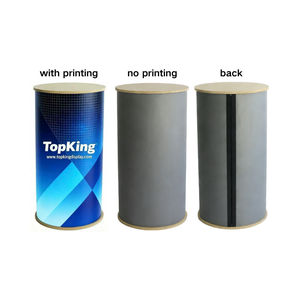 <span class=keywords><strong>Compteur</strong></span> <span class=keywords><strong>de</strong></span> promotion rond pliable: dessus en bois et construction <span class=keywords><strong>de</strong></span> planche creuse en plastique - Product Image 4