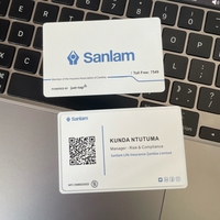 Carte de visite numérique NFC en métal UV programmable de qualité supérieure avec code QR, finition noire mate, pour VIP, vente en gros