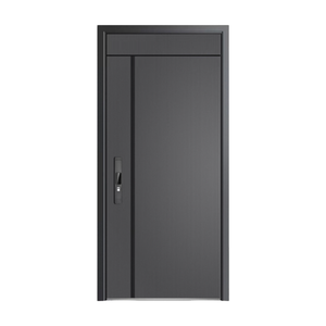 Hecho en China, puerta giratoria exterior de acero para terraza de bajo precio moderna con diseño de rejilla, puerta de entrada segura - Product Image 3