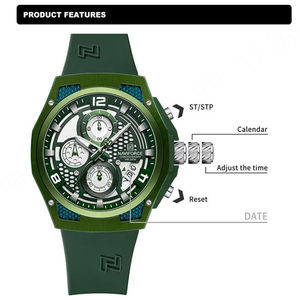 NAVIFORCE 8051 RGBB Nouvelle Montre Homme Tendance Chronographe à Quartz Vente Directe Usine Prix de Gros Relojes - Product Image 3