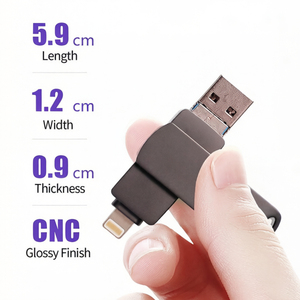 Pendrive USB 3.0 Ultra da 16GB, Regalo Promozionale, Chiavetta USB OTG da 1TB Compatibile con Interfaccia Type-C Android Lightning - Product Image 1
