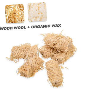 Tumbleweed bois naturel cire allume-feu FSC allume-feu bâton mariage décor à la maison Camp BBQ accessoires de survie Arts et artisanat - Product Image 2