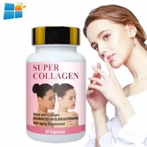 OEM/ODM/OBM Vegan Collagen And Vitamin C Skin Whitening Capsules Multi Marine Collagen Softgel Capsule Anti Aging And Wrinkles