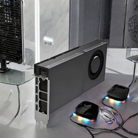 GPU d'entraînement et de déduction AI RTX 5090 32 Go, refroidissement par ventilateur, 512 bits, 3*DP, 1* RTX 5090 pour interface serveur et station de travail