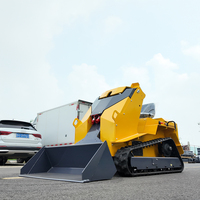 Livraison gratuite Chine Skidsteer Stand sur accessoires Mini roue/chenille Skid Steer chargeur avec piste