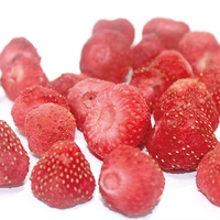 Fraises lyophilisées FD de haute qualité en gros, fraises séchées surgelées, vente chaude