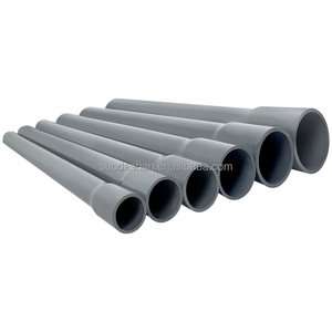Upvc ống cứng nhắc lịch trình 40 điện Ống dẫn ống PVC-U sch40 PVC ống cho điện 1/2 <span class=keywords><strong>inch</strong></span> grey OEM OEM Kích thước Hệ thống ống nước - Product Image 1