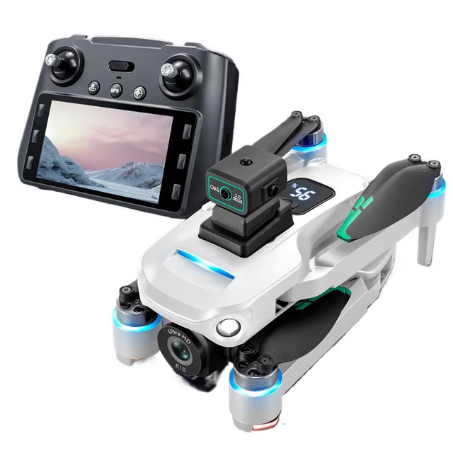 4K HD Collapsible Miniature Drone Aerial Photography Camera and GPS 360 Obstacle Avoidance Accessories