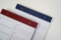 Bloc de Notas Magnético Semanal Oriday para Planificación de Comidas, 12x9.25cm, Bloc de Notas Perforado, Lista de Compras, Hojas Sueltas, 50 Hojas, Negro