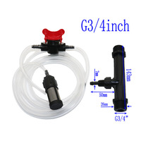 Kit Mélangeur d'Engrais Venturi pour Irrigation 1/2" 3/4" 1" pour Agriculture, Jardin, Tuyau d'Eau, Jacuzzi, Spa, Injecteurs d'Ozone