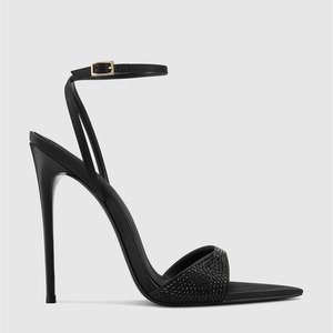 Sandalias <span class=keywords><strong>de</strong></span> Tacón Alto Delgado Personalizadas para Mujer, Sandalias <span class=keywords><strong>de</strong></span> Boda con Punta Abierta, Correa <span class=keywords><strong>de</strong></span> Tobillo con Hebilla, Tipo <span class=keywords><strong>de</strong></span> Cierre Deslizante para Uso en Exteriores - Product Image 2