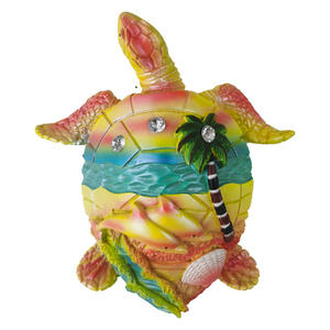Escultura artesanal de tortuga de resina, estatua de recuerdo para turismo tropical, regalo turístico caribeño, decoración del hogar - Product Image 5