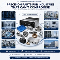 Kit métallique non standard OEM, usinage CNC, composants en aluminium, acier, cuivre usinés, service de fourniture de pièces usinées CNC de qualité