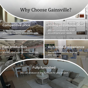 طقم غرفة نوم خشبي عصري للمشاريع | أثاث مخصص مصنع (OEM) | مورد جملة للشقق والفنادق - Product Image 4