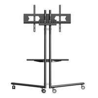 Soporte Móvil Universal de Metal para TV LED/LCD/Plasma de 32-65 Pulgadas, Diseño Original, con Ruedas Giratorias de 360 Grados