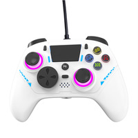 Manette filaire pour PS5 avec vibration et détection de mouvement six axes, compatible avec les jeux PS5, se connecte directement à un ordinateur PC