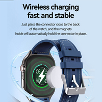 Montre connectée H7 2.01 pouces IPS TFT BT5.2 AB5610 avec recharge sans fil, jeu de course, Dynamic Island, AOD, SOS, suivi de la santé HRV, IP65