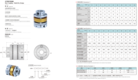 OEM 快速释放线轴柔性法兰联轴器盘式结构铝材质 2000 RPM Nobongr 品牌