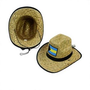 Sombrero de Paja Estilo Bahamas de 12.5"x14" con Ala Ancha y Copa Panamá, 72 Unidades/Caja, para Uso Diario y Salidas a la Playa - Product Image 1
