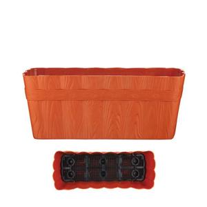 Pot de fleurs en plastique PP de couleur personnalisée Pots de culture de jardin rectangulaires Bassin de plantation de balcon Grands pots de légumes - Product Image 6