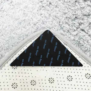 Tùy chỉnh kích thước PU không trượt thảm grippers tự sticker có thể giặt chống trượt Chống quăn thảm thảm Stopper Pads