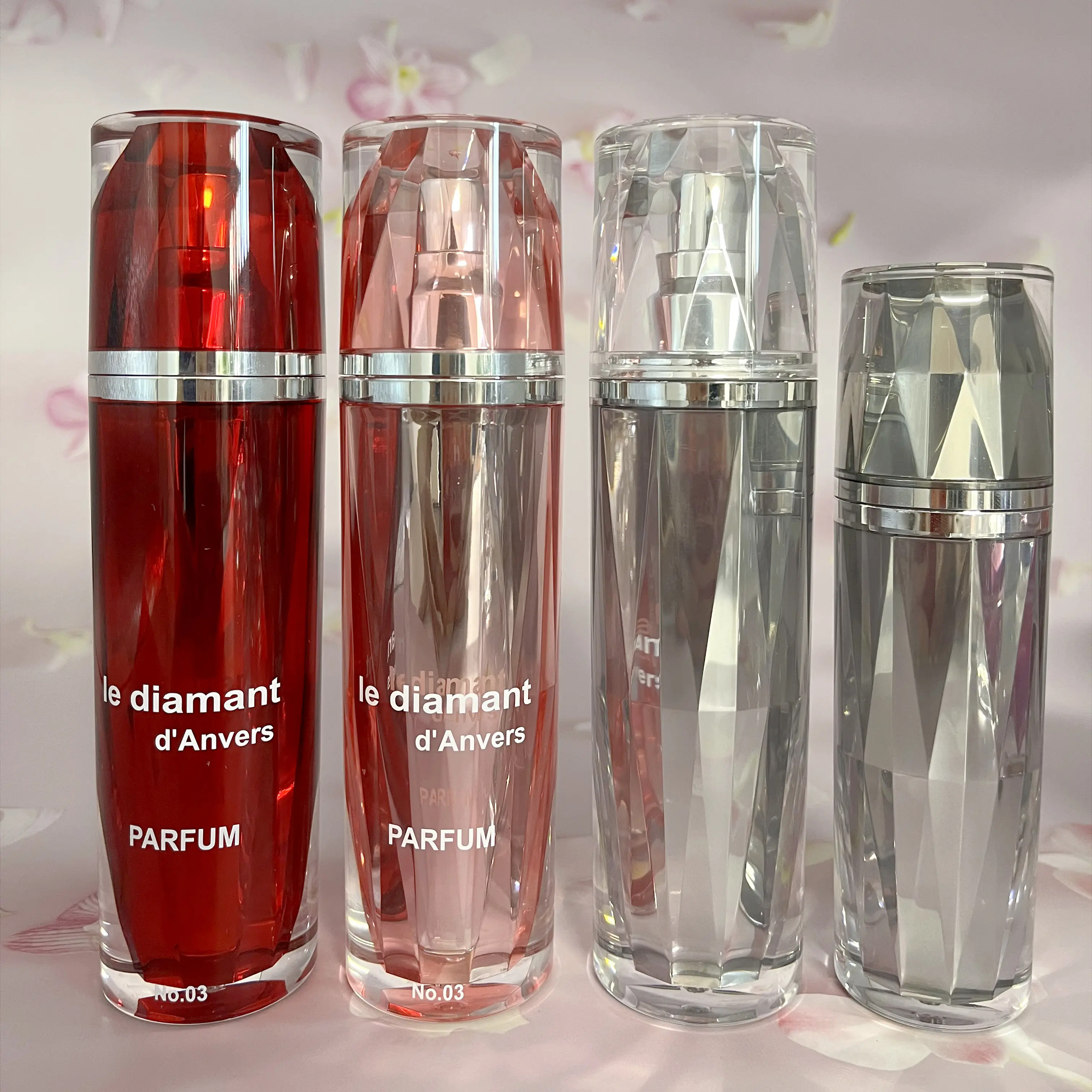 Spot promotion newly designed first-class products acrylic diamond high-grade serum eye cream bottle