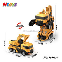 Juguetes de construcción de 40MHZ, vehículos con Control remoto, transforman la deformación, Robot de juguete, coche, camiones Rc