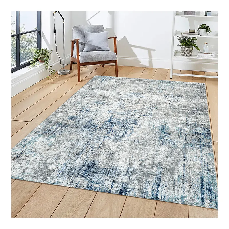 Luxury Vintage Design Multicolored Turkish Style Design 3d Printed Washable Anti Slip Area Rugs 5'X7' for Home Decoration