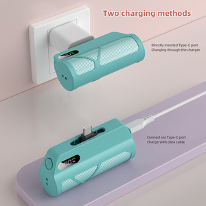 5000mAh Output 20W dual-plug capsule portable power bank battery easy carry for outdoor - Product Image 5