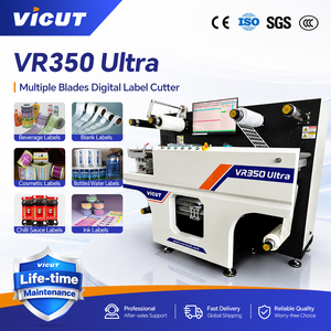 Max 10m/min Die Cutting <b>Speed</b> Multi-blade Digital Label Die Cutter VR350Ultra With Automatic Cutting Head Distance Adjustment - Product Image 3