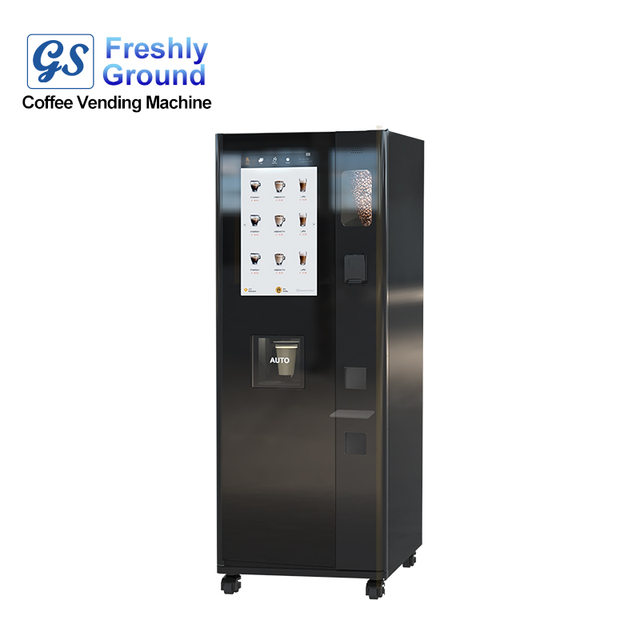 JK88 Intelligent Automatic Commercial Bean to Cup Cappuccino ODM Coffee Vending Machine with QR Code NFC Payment for Airport
