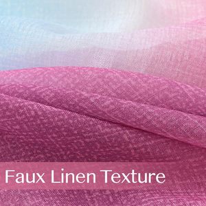 Colorido Ombre <span class=keywords><strong>Dolly</strong></span> Cortinas para niñas 63 pulgadas 2 paneles Unicorn <span class=keywords><strong>Princess</strong></span> Theme en púrpura azul amarillo para decoración de cenefas de dormitorio - Product Image 5