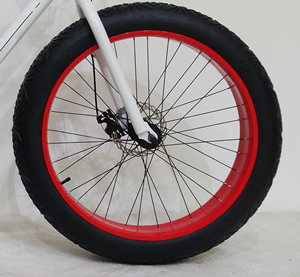 26 Inch Hybrid Fat Bicycle with <strong>27</strong> Speed Disc Brake OEM Aluminum and Steel Fork Material Features Brake Line - Product Image 6