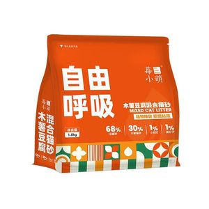 Arena para Gatos Miao Xiao Meng, 1.8 kg, Fórmula de Pulpa de Madera y Tofu, Desodorizante, Aglomerante, No Pegajosa, para Gatos - Product Image 2