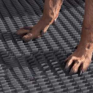 Bac à litière semi-fermé pour chat avec tamisage, <span class=keywords><strong>double</strong></span> couche, portable, compatible avec les litières en granulats de pin pour chat de grande taille - Product Image 2