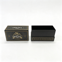 Fabricant de boîtes rigides en carton personnalisées de qualité supérieure, avec impression UV sélective, finition mate noire, couvercle et base pliables