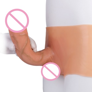 Pantalones con Dildo de Silicona SXXY, Pene Realista, Pene Artificial, Juguetes Sexuales con Correa, Pantalones con Dildo Integrado, Juguetes Sexuales para Lesbianas - Product Image 1