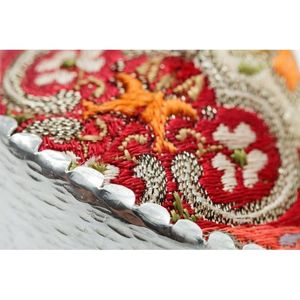 Placcato oro religioso ciondolo a bottone in lega di zinco gioielli con agata di quarzo ametista turchese opale perla giada pietra principale - Product Image 1