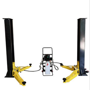 Gran oferta, accionamiento hidráulico, elevador de coche de dos postes, diseño de tijera ajustable, equipo de taller, mejor precio, placa base de polipasto de coche de 2 postes - Product Image 1