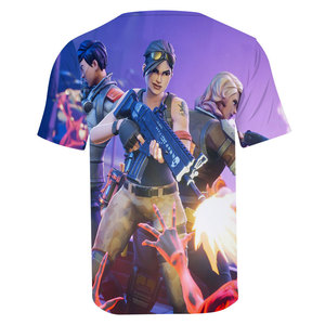 Hot Games camiseta <span class=keywords><strong>para</strong></span> hombres mujeres niños dibujos animados 3D Impresión logotipo personalizado <span class=keywords><strong>Anime</strong></span> camiseta manga corta - Product Image 2