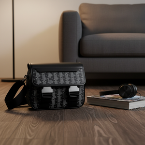 <span class=keywords><strong>Sac</strong></span> bandoulière décontracté en cuir PU <span class=keywords><strong>pour</strong></span> <span class=keywords><strong>homme</strong></span> 2026 – <span class=keywords><strong>Sac</strong></span> messager latéral avec broderie personnalisée, logo et bouton de <span class=keywords><strong>luxe</strong></span> - Product Image 4
