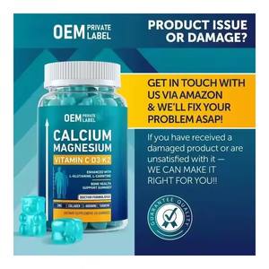 Integratore in Gommose di Calcio, Magnesio, <span class=keywords><strong>Vitamina</strong></span> <span class=keywords><strong>D3</strong></span>, K2 e Zinco per Supporto Ossa e Crescita <span class=keywords><strong>con</strong></span> L-Arginina e Curcuma - Product Image 5