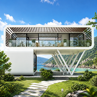 Maison Capsule Préfabriquée Modifiée et Extensible au Design Moderne pour Hôtels, Bureaux à Domicile et Utilisation Extérieure