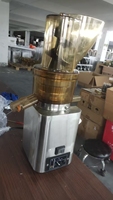 750W Commerciële Schroefpers Slow Juicer, RVS Koude Pers Sapcentrifuge voor Fruit en Groenten