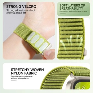 ShanHai Sports Nylon Band for Huawei Watch GT5 GT4 41mm 5Pro 46MM Strap 18 20 22mm Weave Bracelet for Samsung Galaxy Watch 7 6 5 - Product Image 5