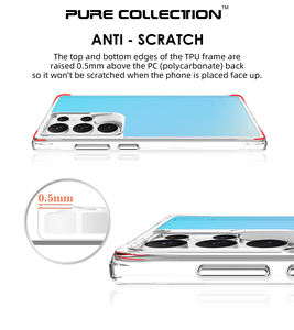 Funda de teléfono de PC dura híbrida de TPU suave ultrafina para Samsung Galaxy S24 Ultra <span class=keywords><strong>S23</strong></span> S22 Plus S21 FE funda trasera de teléfono galvanizada - Product Image 5