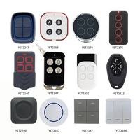 Nouvelle télécommande universelle 2026 433 MHz 6V 12V RF sans fil pour portail coulissant automatique et ouvre-porte de garage avec bouton SOS et interrupteur mural
